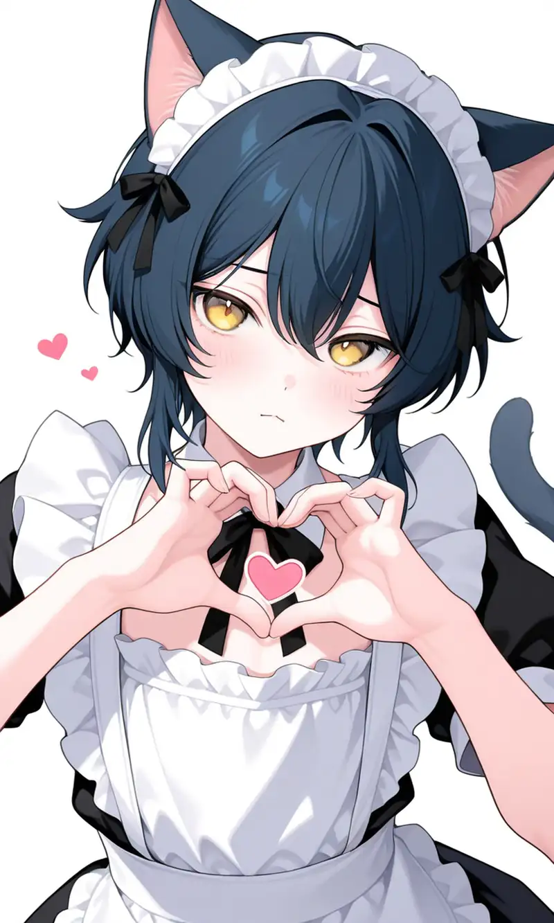 ảnh anime hầu gái xinh đẹp trong trang phục hầu gái