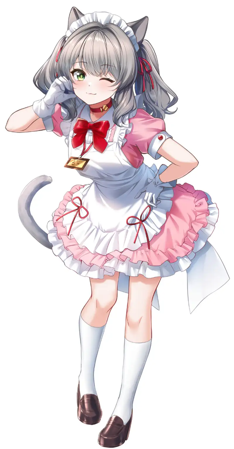 hình ảnh anime hầu gái đáng yêu dễ thương