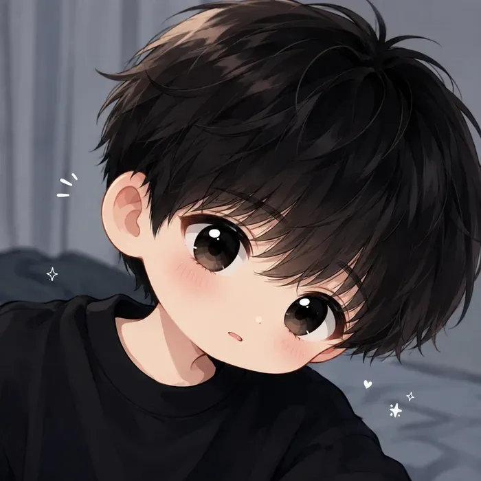 Em bé chibi dễ thương tinh nghịch