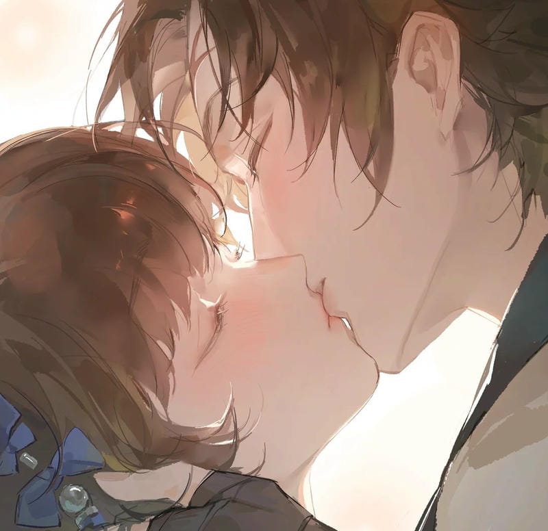 Ảnh anime hôn nhau của nhân vật nổi tiếng