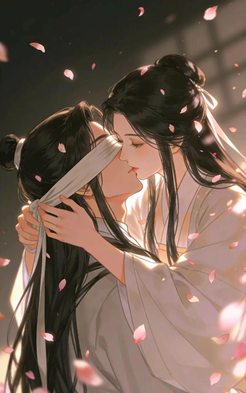 Ảnh anime hôn nhau phong cách Nhật Bản