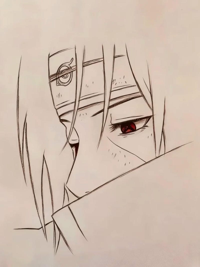 Ảnh anime vẽ khắc tạc cảm xúc qua tay