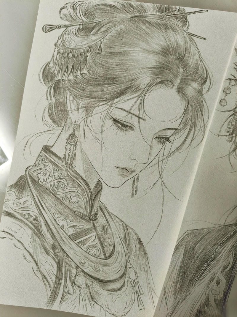 Ảnh anime vẽ thể hiện sự sáng tạo độc