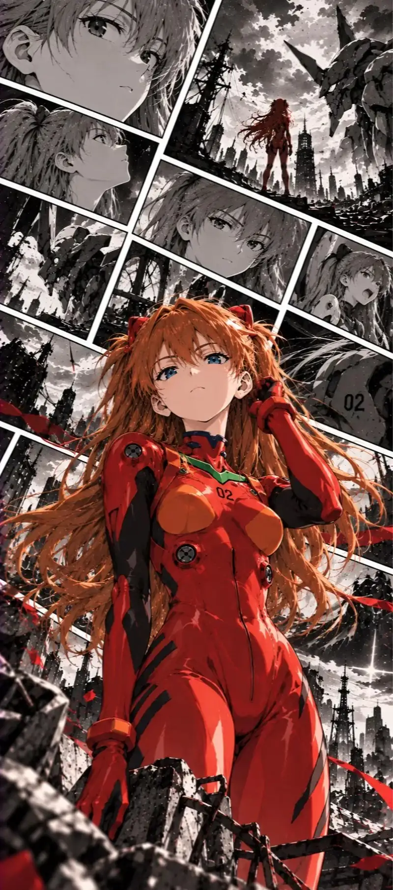 Ảnh bìa anime 4K sắc nét cho màn hình máy tính