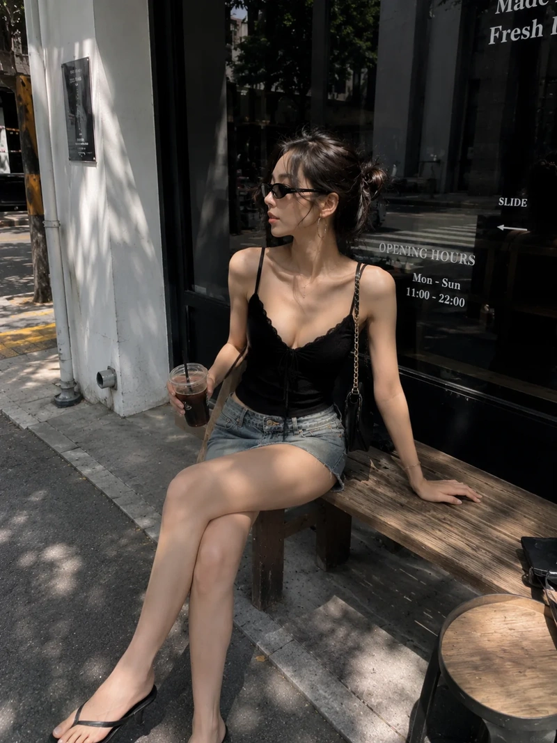 Ảnh gái phố trẻ trung cuốn hút