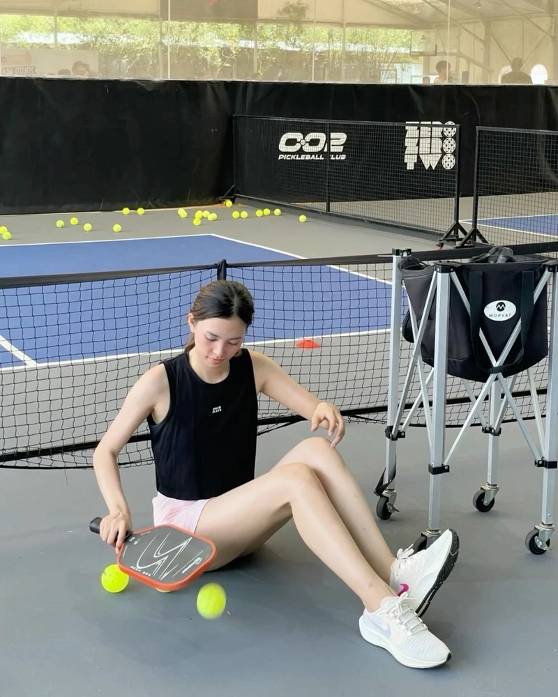 Ảnh gái xinh chơi pickleball vòng ba khủng không che siêu phẩm