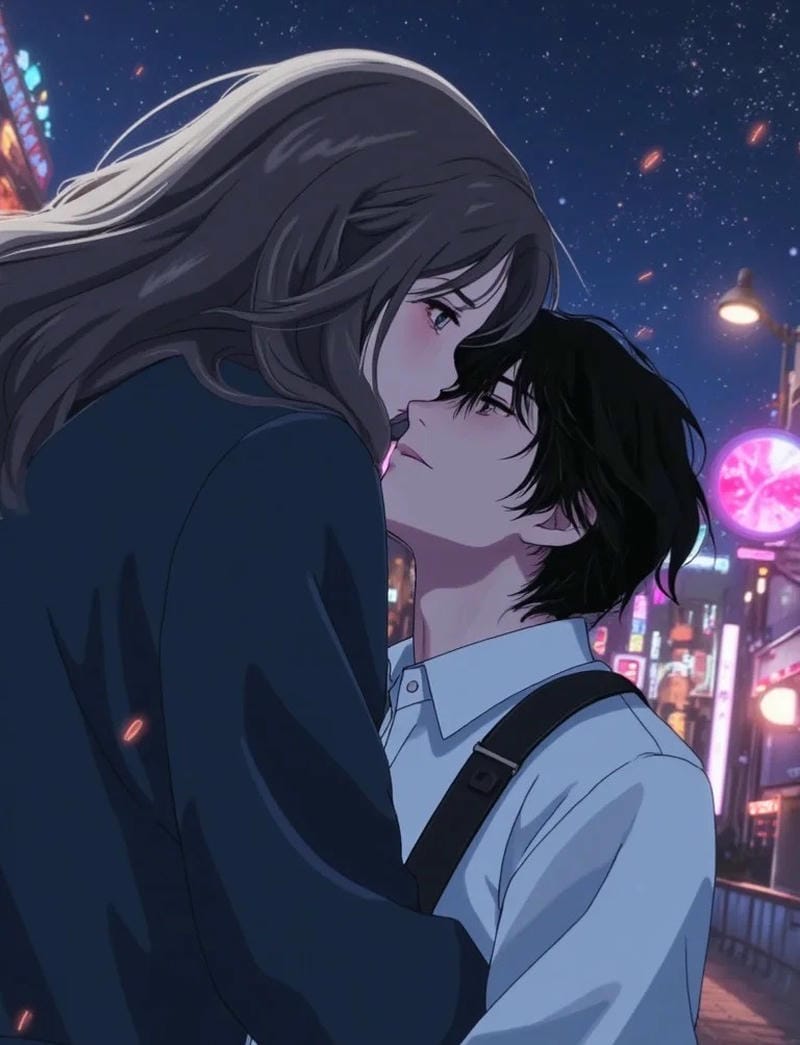 Cảnh anime hôn nhau lãng mạn nhất