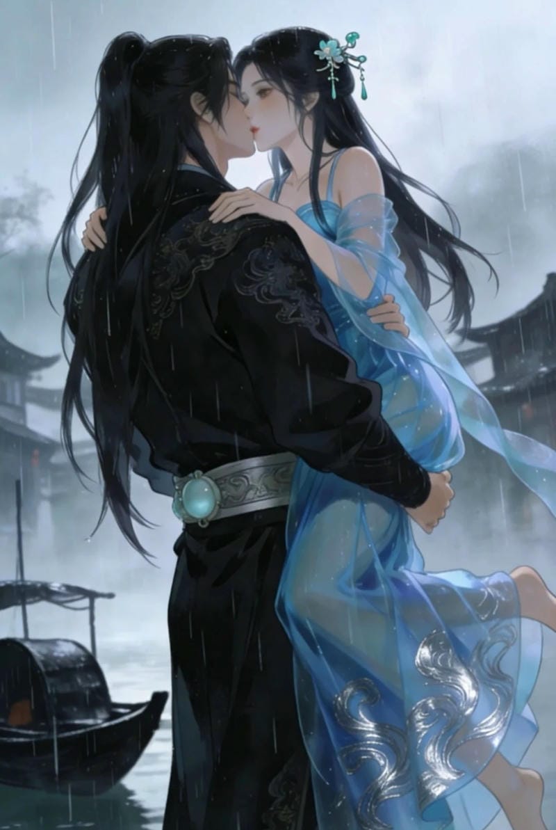 Cặp đôi đẹp với ảnh anime hôn nhau