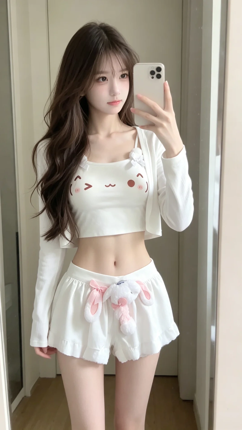 Gái xinh quần ngắn show hàng vòng ba siêu phẩm