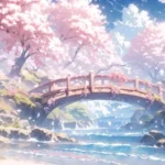 Hình ảnh hoa anh đào anime đẹp nhẹ nhàng