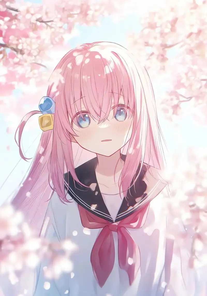 Hình ảnh hoa anh đào anime làm ảnh đại diện