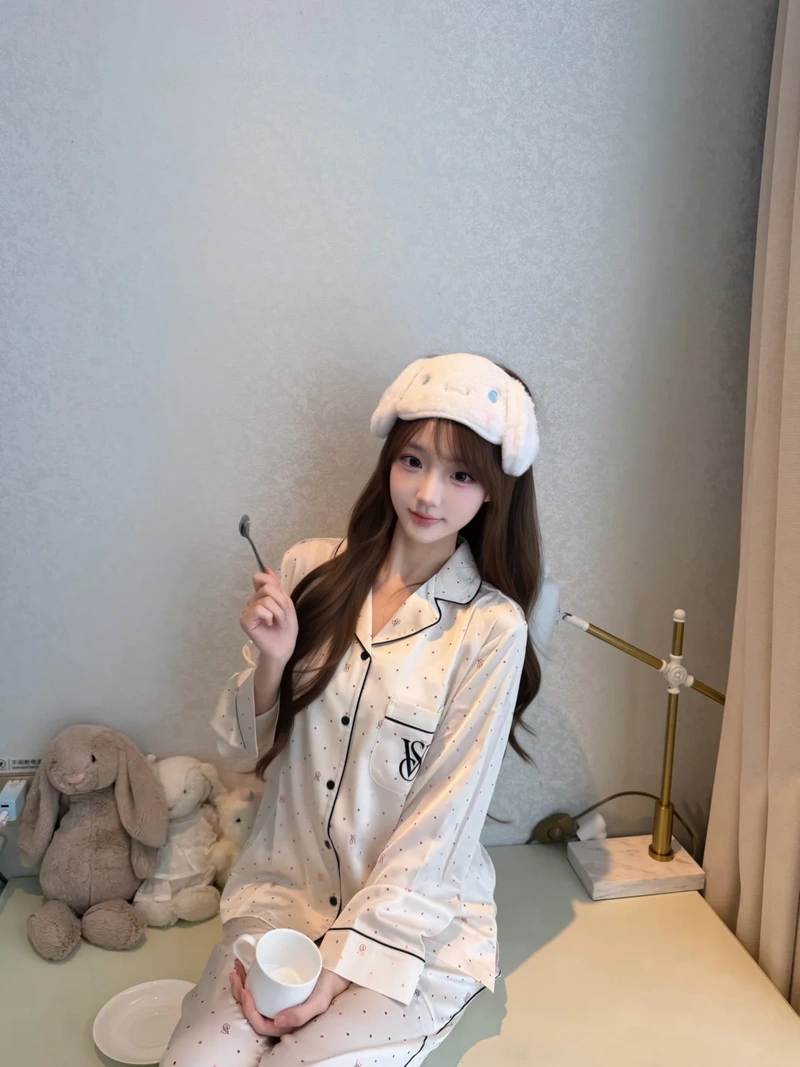 Hình ảnh gái xinh mặc đồ ngủ quyến rũ mặn mà