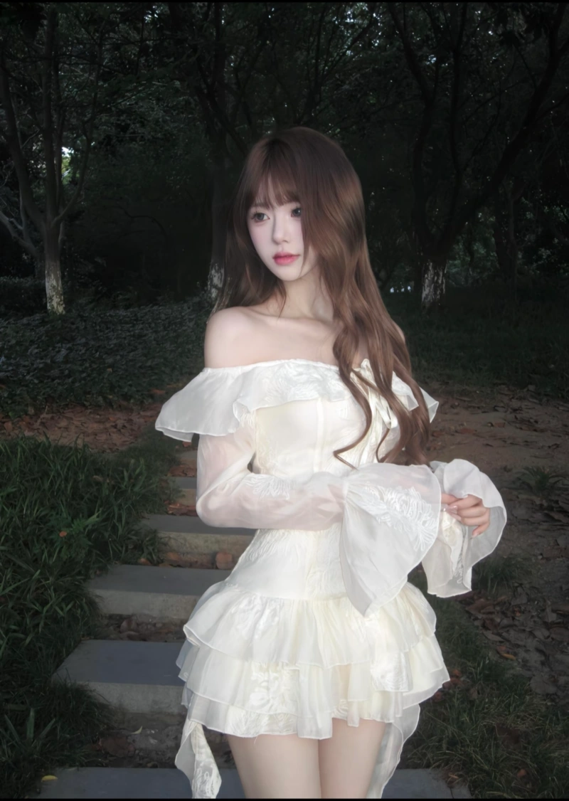 Hình gái xinh váy ngắn ngực tròn hút hồn