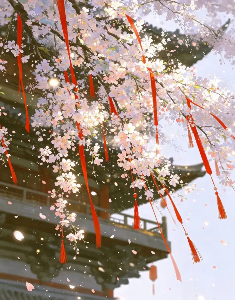Khám phá hình ảnh hoa anh đào anime lãng mạn