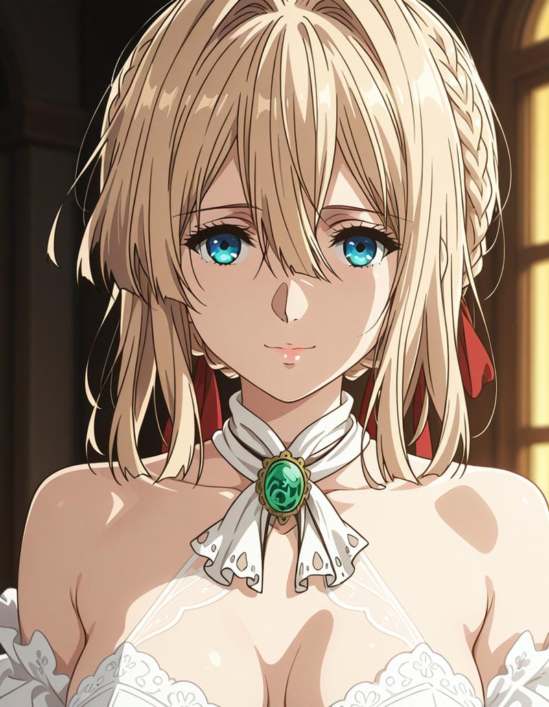 Violet Evergarden ảnh anime dịu dàng