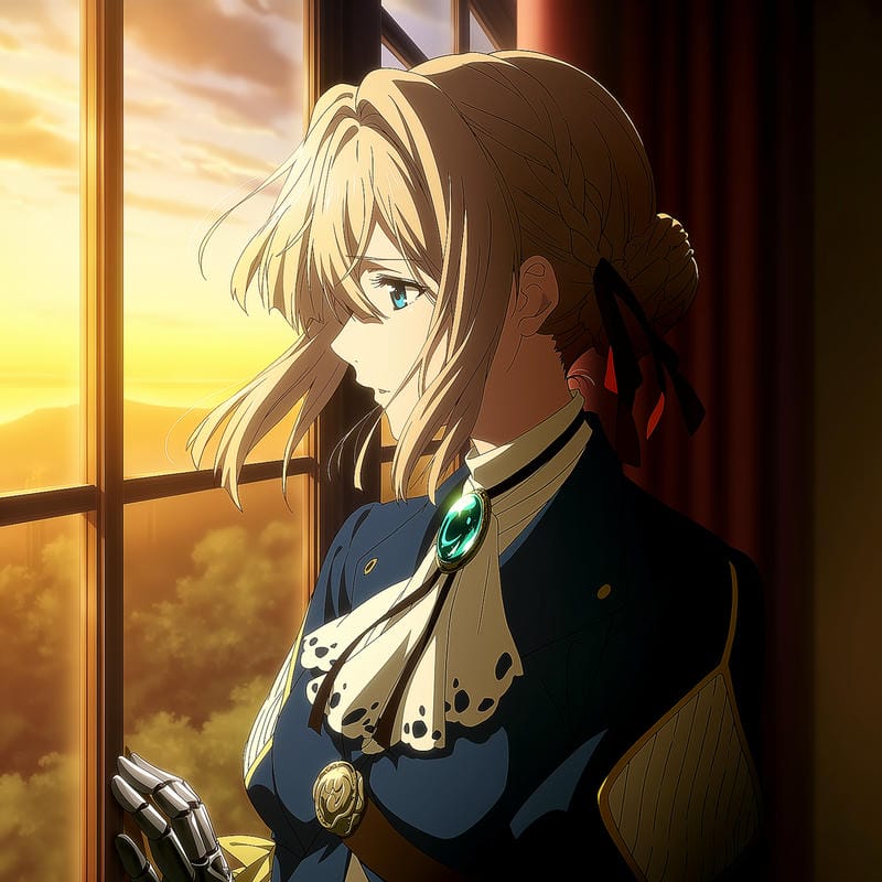 Violet Evergarden ảnh nghệ thuật