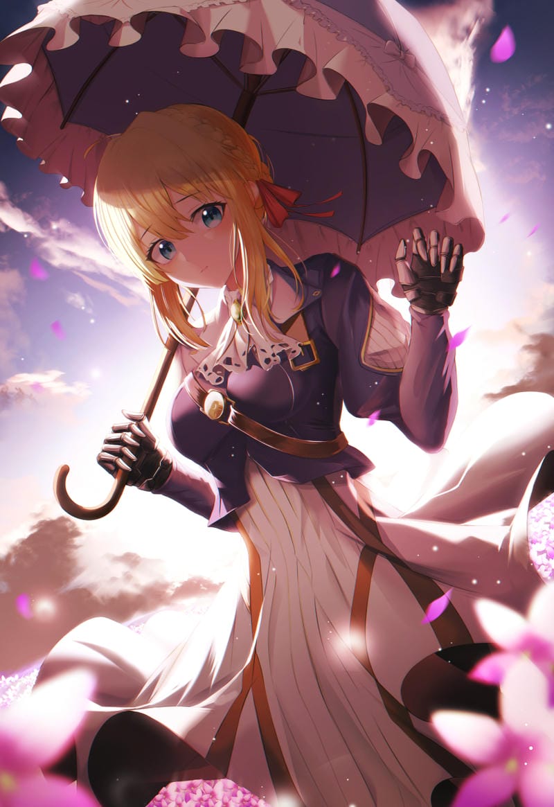 Violet Evergarden anime nổi tiếng