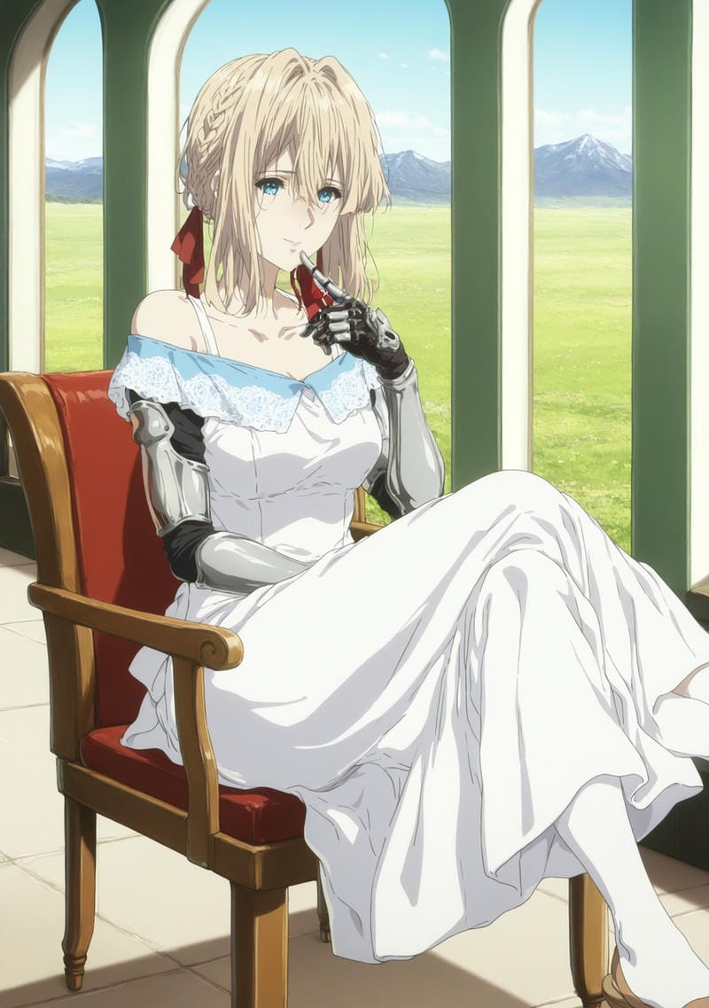 Violet Evergarden với ánh nhìn sâu lắng