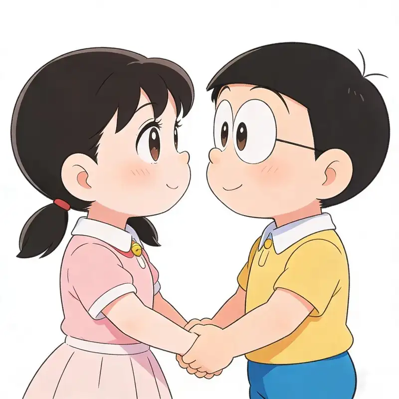 ảnh Nobita anime với tạo hình quen thuộc và đáng yêu