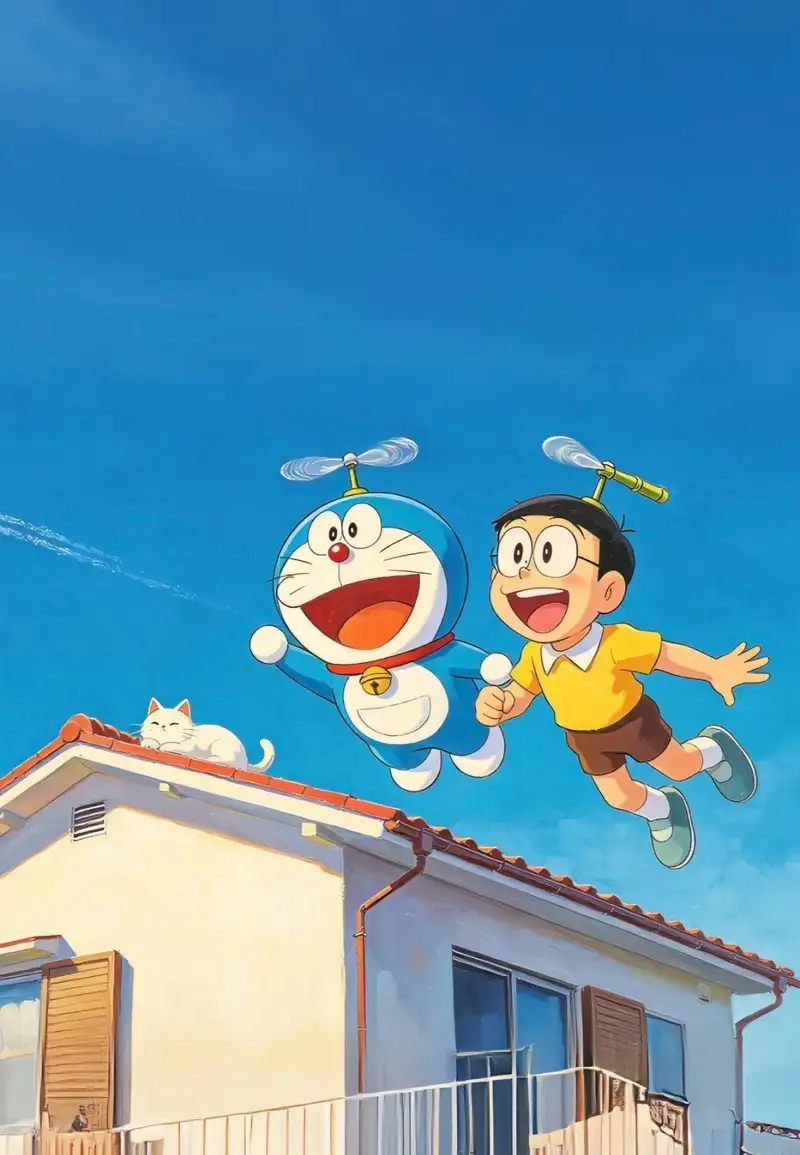 ảnh Nobita hài hước với những biểu cảm khó quên