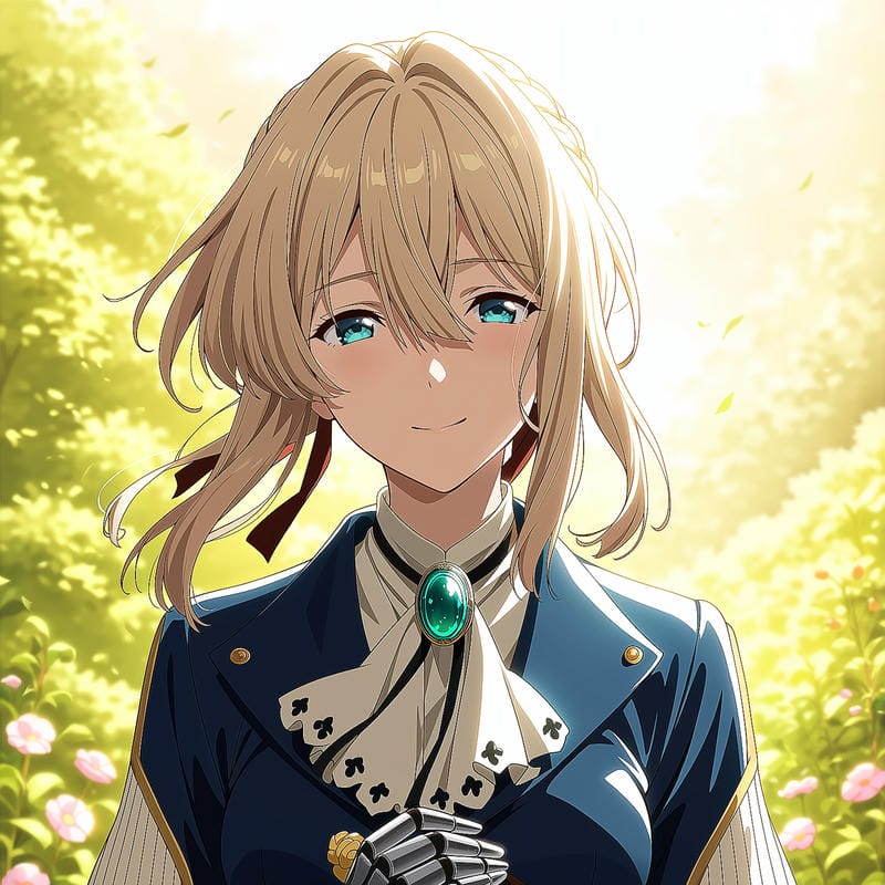 ảnh Violet Evergarden đầy cảm xúc