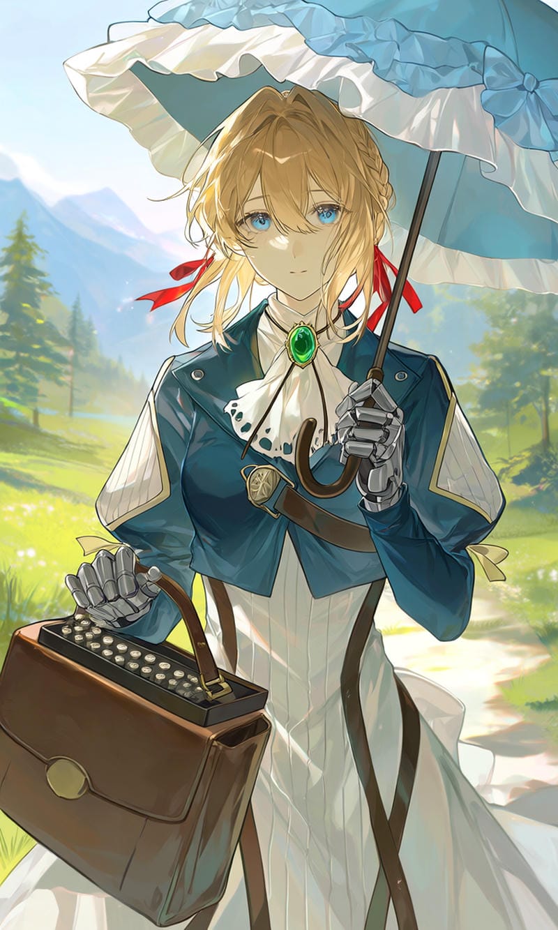 ảnh Violet Evergarden phong cách nhẹ nhàng