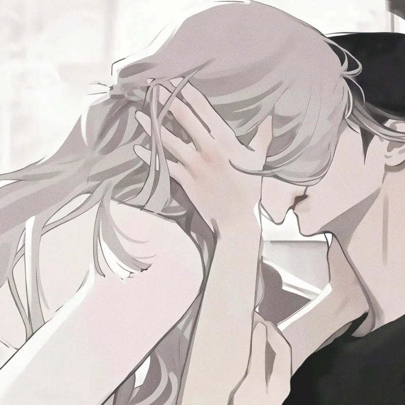 ảnh anime hôn nhau lãng mạn