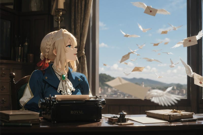 ảnh chân dung Violet Evergarden