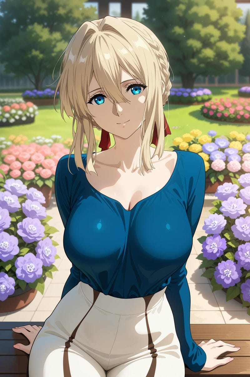 ảnh nàng Violet Evergarden dịu dàng