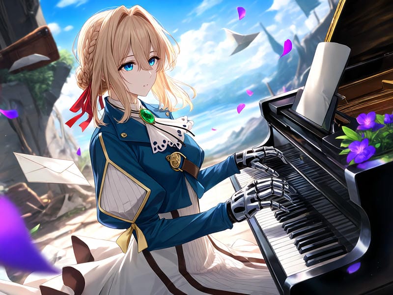 hình ảnh anime Violet Evergarden